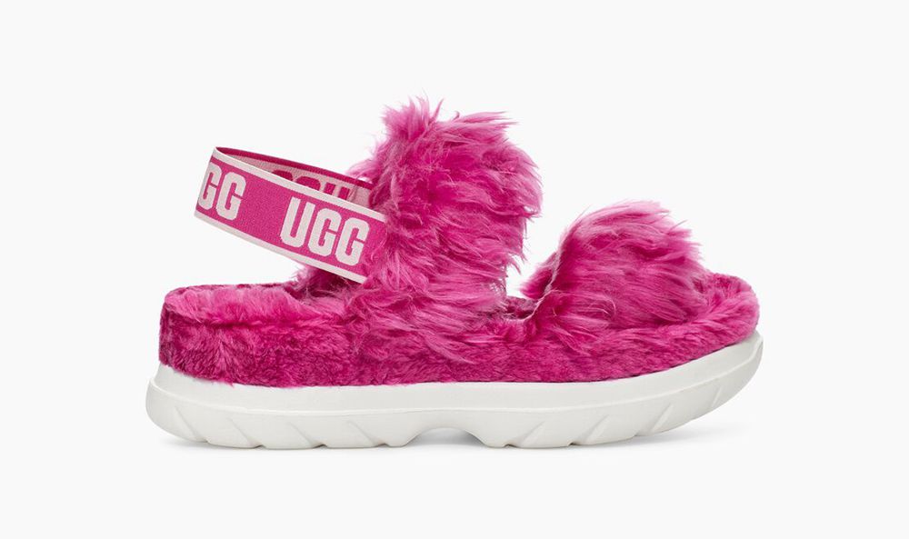 Ugg Slippers Canada - Ugg Women's Fluff Sugar Purple